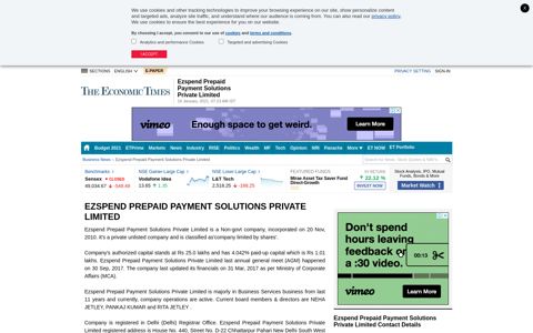 Ezspend Prepaid Payment Solutions Private Limited ...