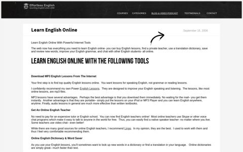 Learn English Online - Effortless English