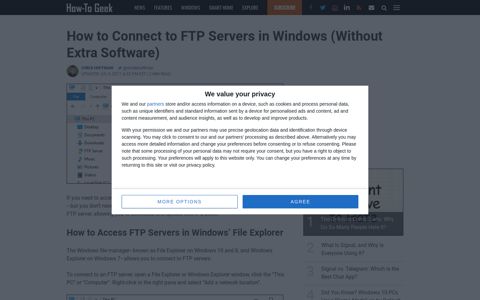 How to Connect to FTP Servers in Windows (Without Extra ...