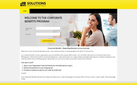 Welcome to the Corporate Benefits Program - JB Hi-Fi Solutions