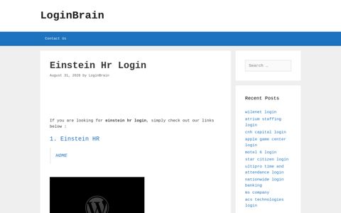 einstein hr login - LoginBrain