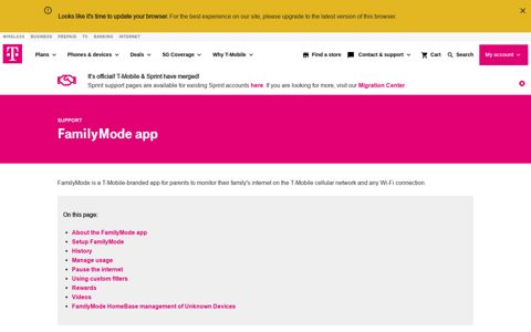 FamilyMode app | T-Mobile Support