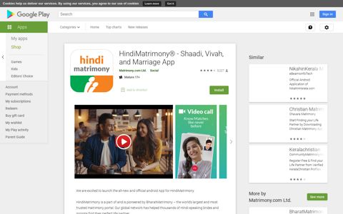HindiMatrimony® - Shaadi, Vivah, and Marriage App - Apps ...