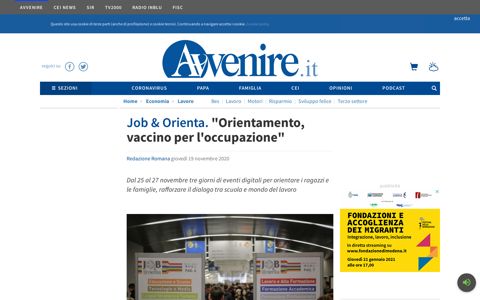 Job & Orienta "Orientamento, vaccino per l ... - Avvenire