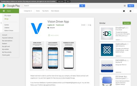 Vision Driver App – Apps on Google Play