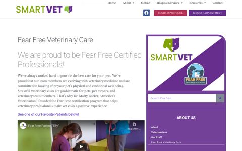 Fear Free Veterinary Care | SmartVet | Normal, IL 61761