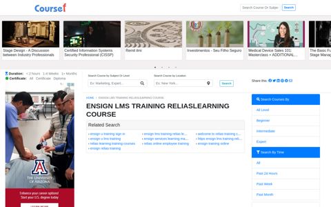 Ensign Lms Training Reliaslearning Course - 12/2020