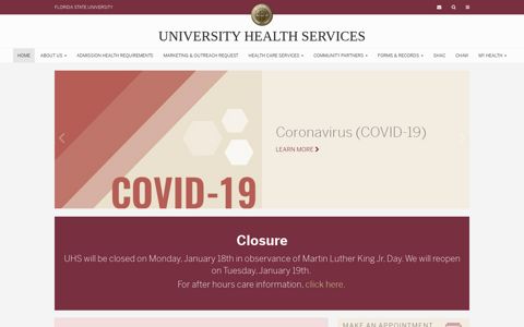 University Health Services - Florida State University