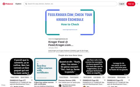 Kroger Feed @ Feed.Kroger.com [Greatpeople.me] in 2020 ...