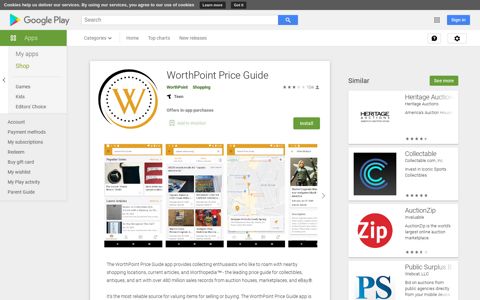 WorthPoint Price Guide - Apps on Google Play