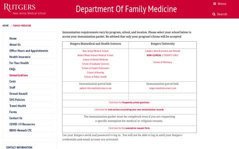 Department Of Family Medicine - Rutgers New Jersey Medical ...