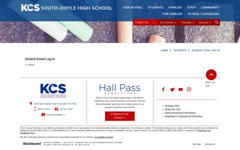 Student Email Log In / Home - Knox County Schools