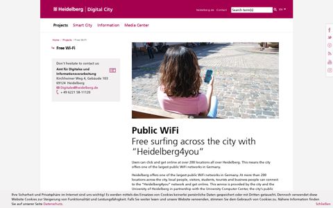 heidelberg.de | Digital City - Free Wi-Fi - Stadt Heidelberg