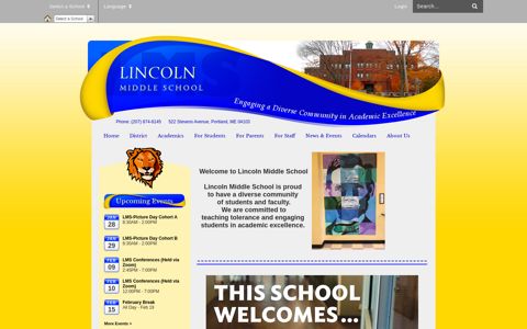 Lincoln Middle School: Home