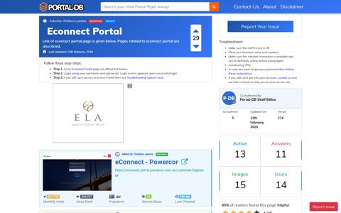 Econnect Portal