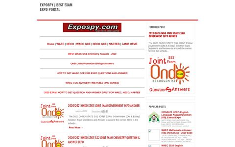 Expospy | Best Exam Expo Portal Mobile Version