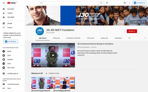 i30 JEE NEET Foundation - YouTube