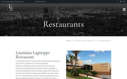 Louisiana Lagniappe Restaurant | Erick Sanchez Plastic ...