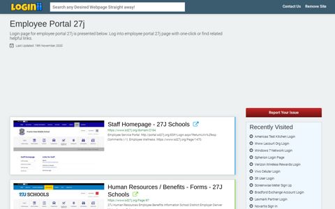 Employee Portal 27j - Loginii.com
