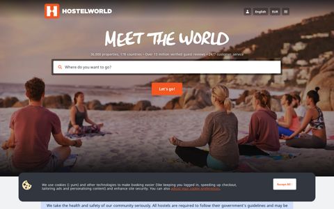 Hostels Worldwide - Online Hostel Bookings, Ratings and ...