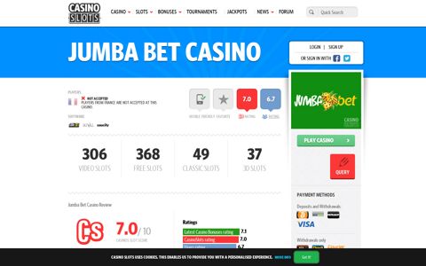 Jumba Bet Casino Review ᐈ USA EXCLUSIVE Bonus Here ...