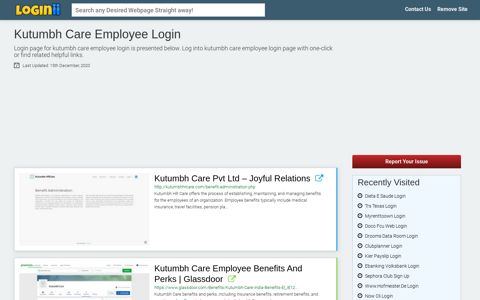 Kutumbh Care Employee Login - Loginii.com