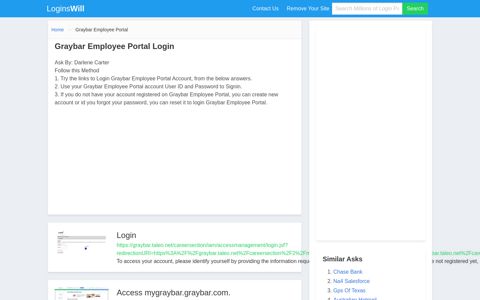 Graybar Employee Portal Login - LoginWill