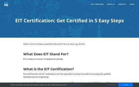 EIT Certification: Get Certified in 5 Easy Steps - PPE ...