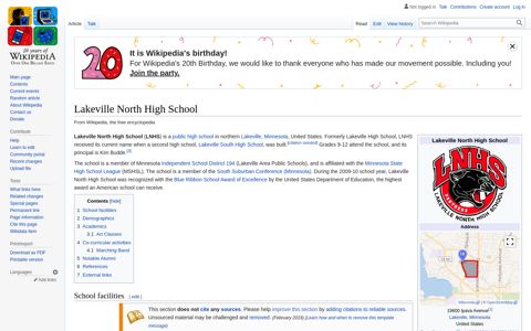 Lakeville North High School - Wikipedia