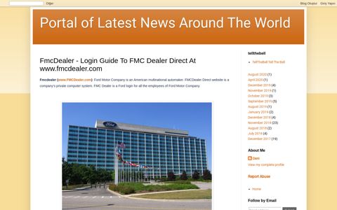 Login ... - Portal of Latest News Around The World: FmcDealer