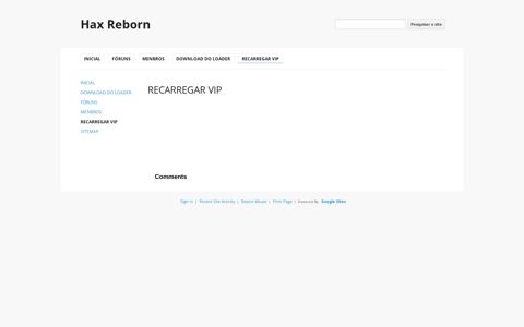 RECARREGAR VIP - Hax Reborn - Google Sites