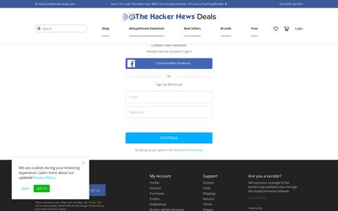 Create Account | The Hacker News Deals