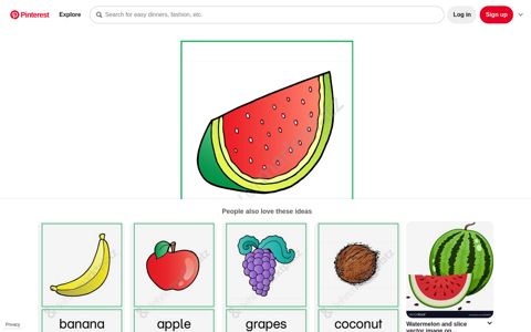 Flashcard - Wassermelone - Unterrichtsmaterial | Speicherkarte ...