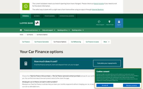 Compare Car Finance Options | Lloyds Bank