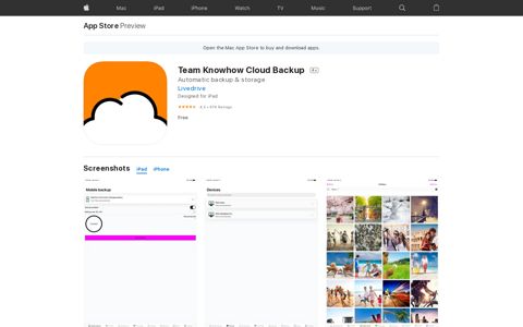‎Team Knowhow Cloud Backup on the App Store