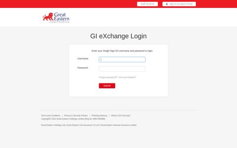 GI eXchange Login - giexchange-sg.greateasternlife.com