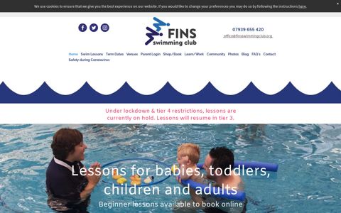 Fins Swimming Club - A club providing life saving skills
