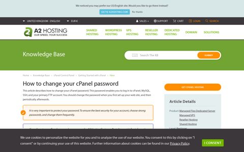 How to Change Your cPanel Password