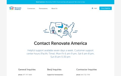 Contact Us | Renovate America