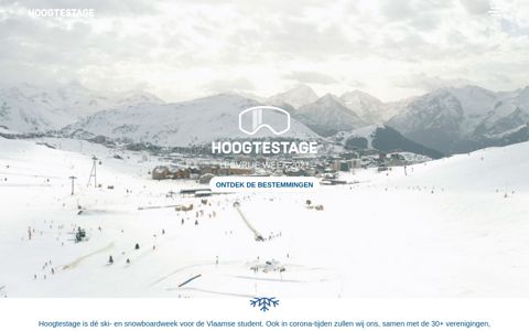 Hoogtestage - skiën in de lesvrije week