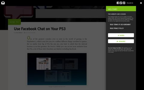 How to Use Facebook Chat on Your PS3 « PlayStation 3 ...