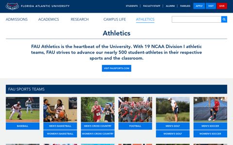Athletics | Florida Atlantic University