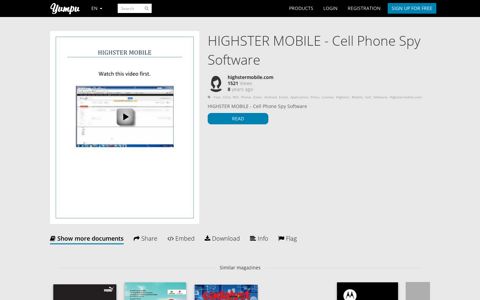 HIGHSTER MOBILE - Cell Phone Spy Software