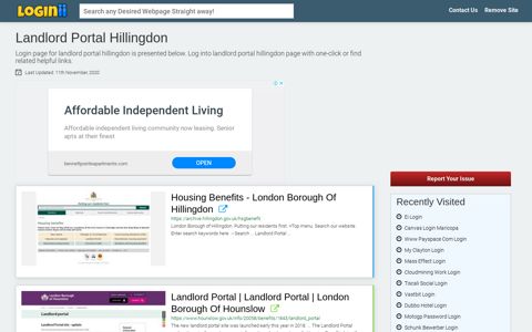 Landlord Portal Hillingdon - Loginii.com