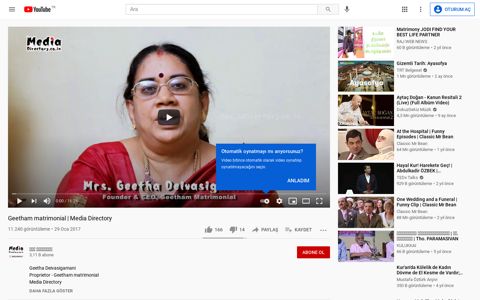 Geetham matrimonial | Media Directory - YouTube