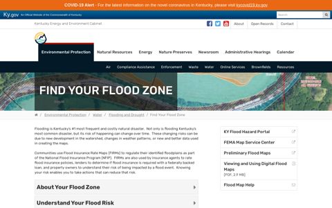 Find Your Flood Zone - Kentucky Energy and Environment ...