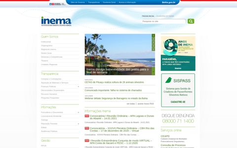 Instituto do Meio Ambiente e Recursos Hídricos - INEMA