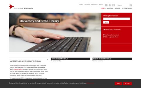 University and State Library RheinMain - Hochschule ...