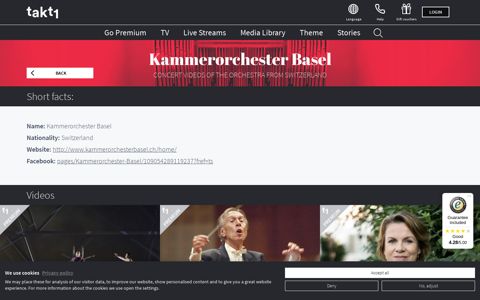 Kammerorchester Basel - takt1