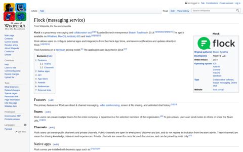 Flock (messaging service) - Wikipedia